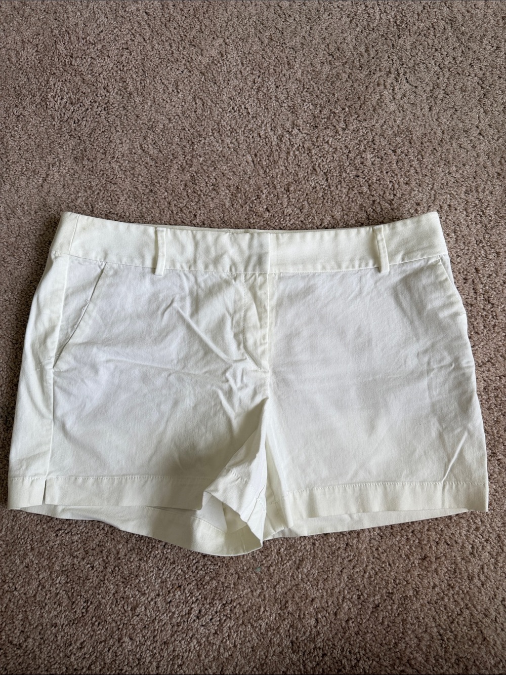 Loft Women's Tailored Off White Riviera Shorts